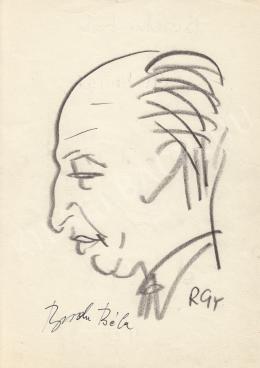  Rózsahegyi György - Biszku Béla politikus portréja 