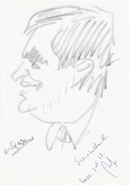 For sale  Rózsahegyi, György - Portrait of Imre Boros Politician 's painting