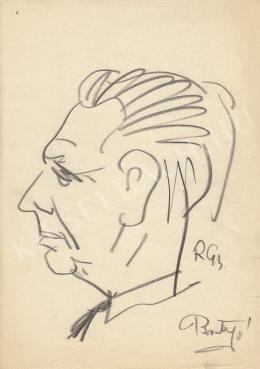  Rózsahegyi, György - Portrait of János Brutyó Politician (1960s)