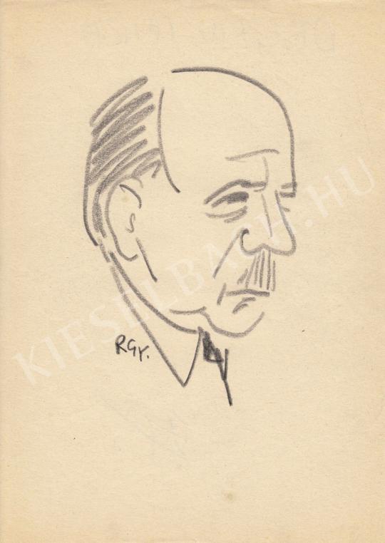  Rózsahegyi, György - Portrait of Imre Dégen Engineer painting