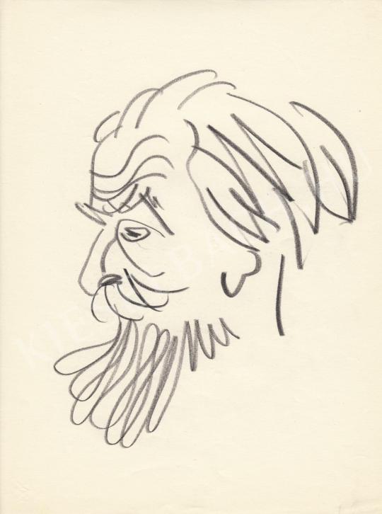  Rózsahegyi, György - Portrait of Ákos Dutka Poet, Journalist painting