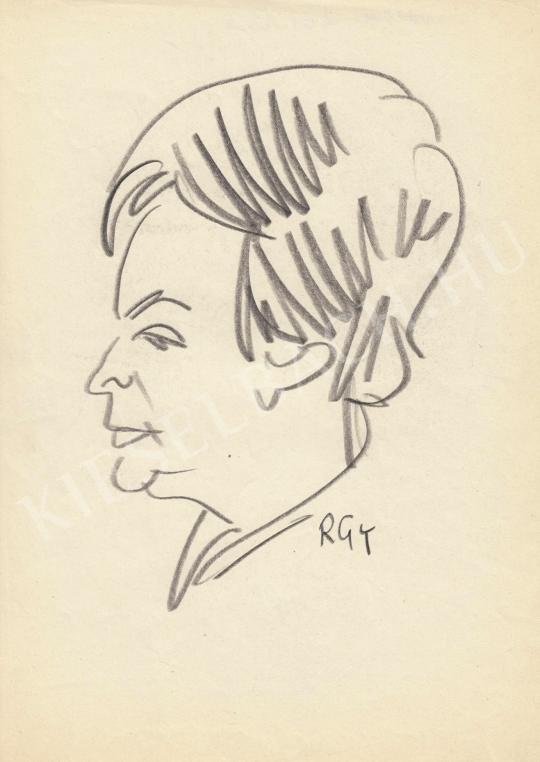 For sale  Rózsahegyi, György - Portrait of Lászlóné Erdei Politician 's painting