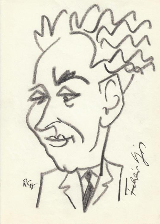 Eladó  Rózsahegyi György - Fehér Lajos politikus, újságíró portréja festménye