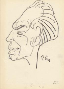  Rózsahegyi, György - Portrait of Jenő Fock Politician (1970s)