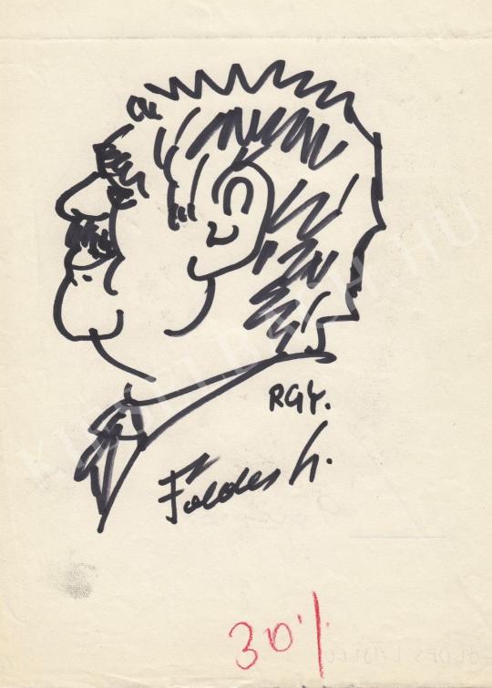 For sale  Rózsahegyi, György - Portrait of Lásló Földes Singer 's painting