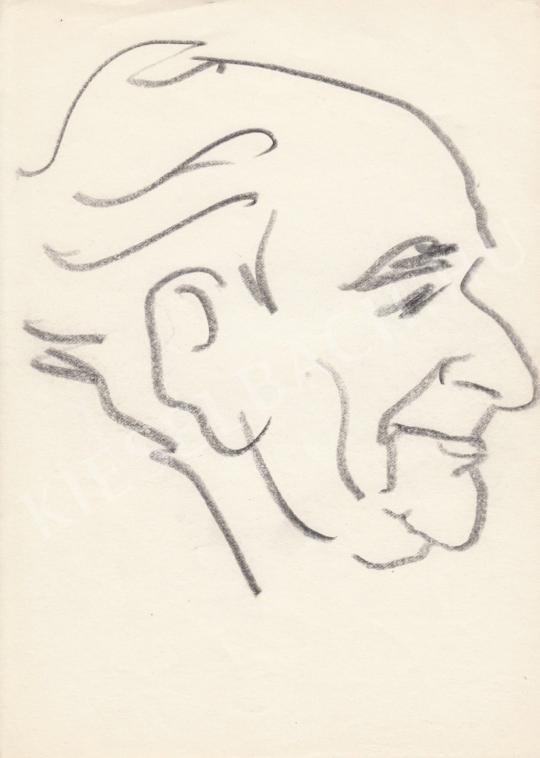  Rózsahegyi, György - Portrait of Imre Balassa Writer, Director, Critics painting
