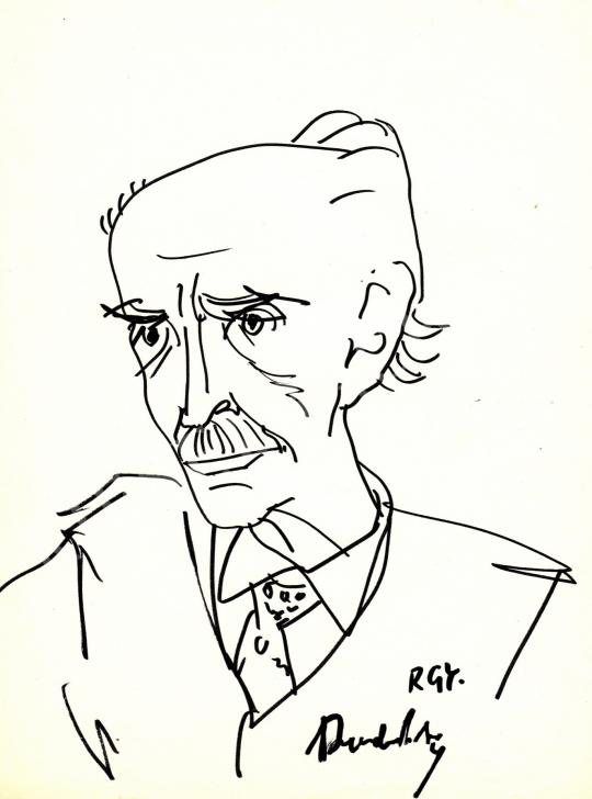 Eladó  Rózsahegyi György - Benedek Marcell író portréja festménye