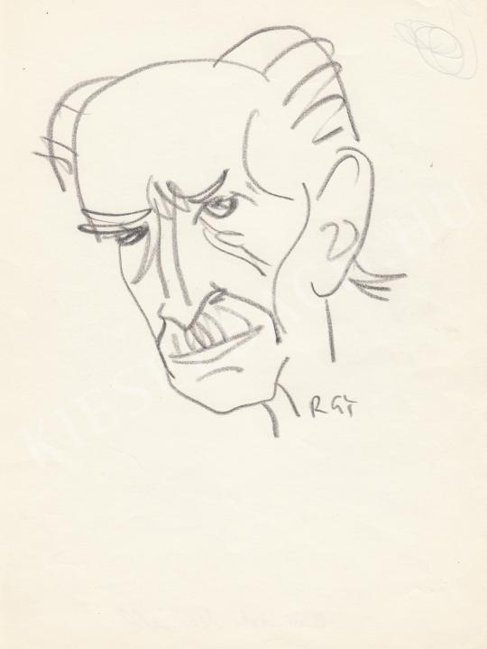  Rózsahegyi, György - Portrait of Marcell Benedek Writer painting