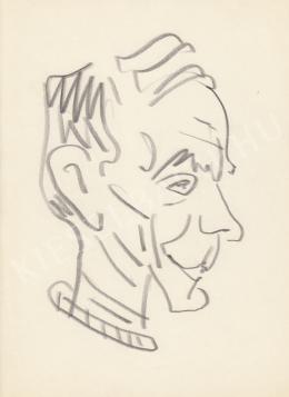  Rózsahegyi György - Berkesi András író, politikus portréja (1980-as évek)