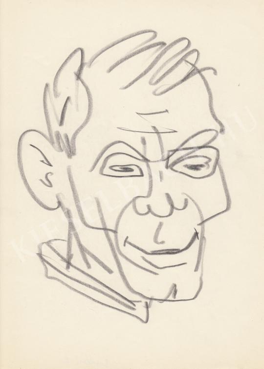 Rózsahegyi, György - Portrait of András Berkesi Writer, Politician painting