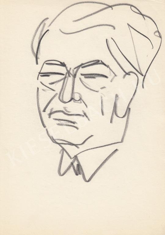 For sale  Rózsahegyi, György - Portrait of József Darázs Politician, Writer 's painting