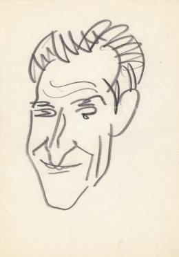  Rózsahegyi, György - Portrait of Ottó Demény Poet (1970s)