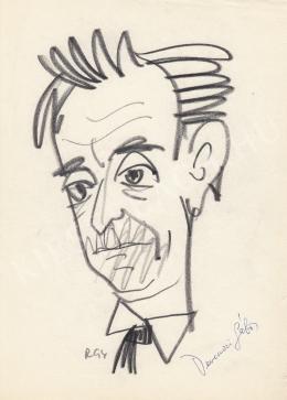  Rózsahegyi, György - Portrait of Gábor Devecseri Poet, Writer, Philologist (1970s)