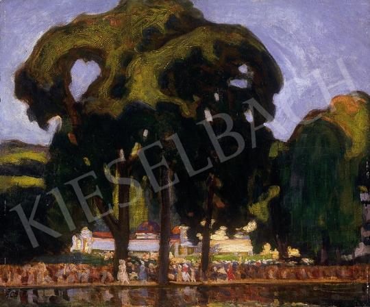 Ács, Ferenc - Sunlit lake-shore | 10th Auction auction / 8 Lot