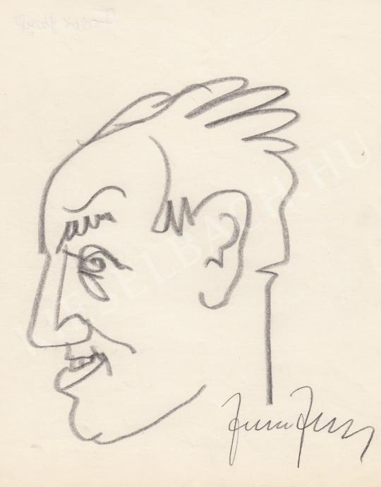 For sale  Rózsahegyi, György - Portrait of József Fodor Poet, Writer, Journalist 's painting