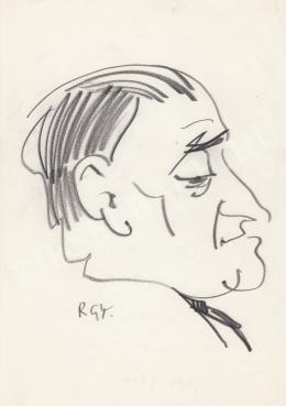  Rózsahegyi, György - Portrait of Gábor Goda Writer (1970s)