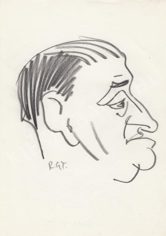  Rózsahegyi, György - Portrait of Gábor Goda Writer painting