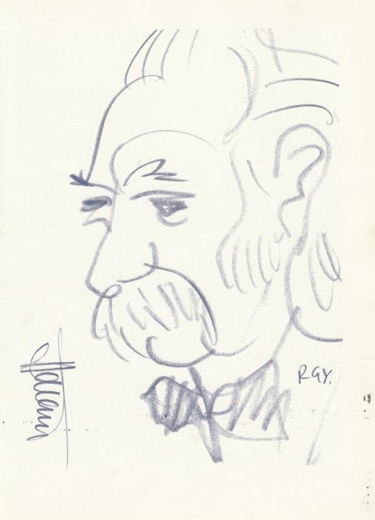 For sale  Rózsahegyi, György - Portrait of Dezső Hámori Writer 's painting