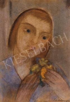  Schönberger, Armand - Little girl with flowers | 10th Auction auction / 15 Lot