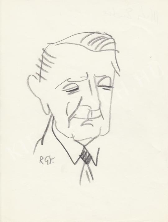 Eladó  Rózsahegyi György - Illés Endre író portréja festménye