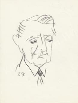  Rózsahegyi, György - Portrait of Endre Illés (1970s)