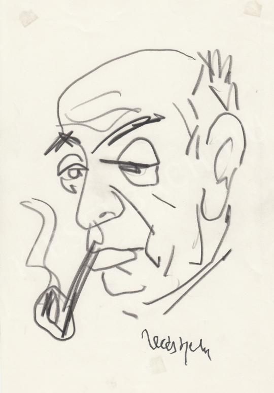 For sale  Rózsahegyi, György - Portrait of Béla Illés Writer 's painting
