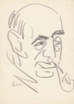  Rózsahegyi György - Illés Béla író portréja 
