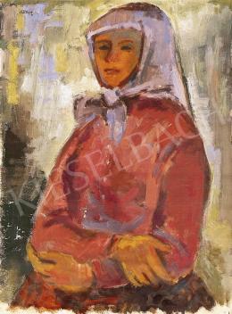  Bortnyik, Sándor - Bride in head shawl 