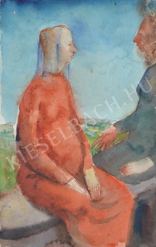 Ősz, Dénes - Encounter of Mary and Elizabeth painting