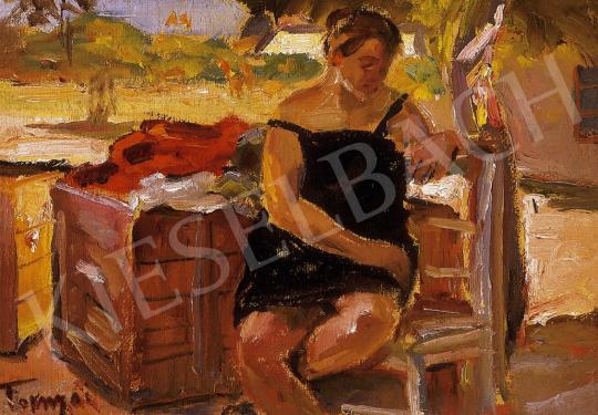 Tornyai, János - Sun-bathing in the morning | 10th Auction auction / 31 Lot