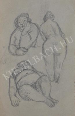 Ősz, Dénes - Female Nudes (Double-sided) (1950s)