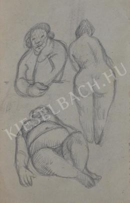 Ősz, Dénes - Female Nudes (Double-sided) (1950s)