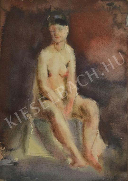 For sale Ősz, Dénes - Female Nude Looking Down 's painting