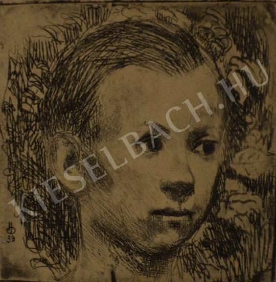 Ősz, Dénes - Portrait of a Boy painting