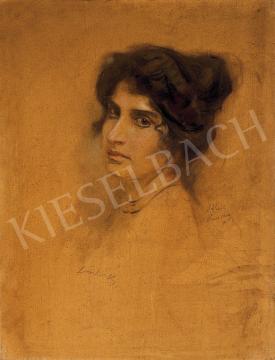  László, Fülöp - Woman with black hair | 10th Auction auction / 91 Lot