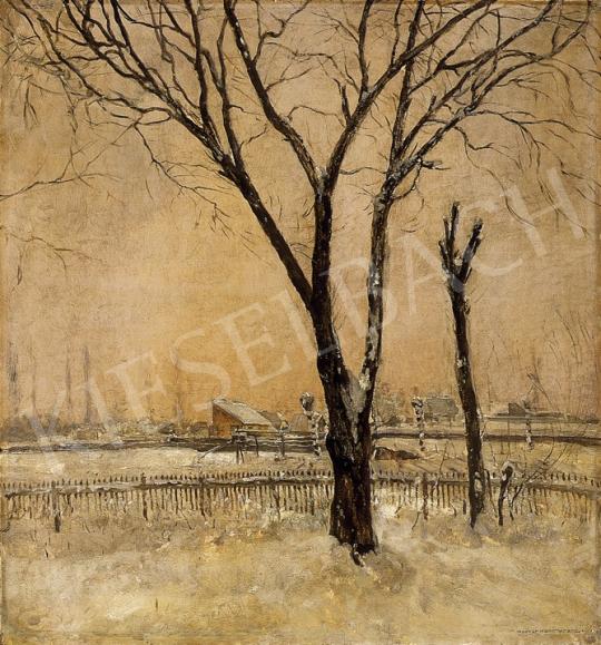  Magyar Mannheimer, Gusztáv - Winter landscape | 10th Auction auction / 95 Lot