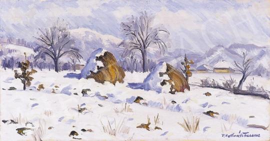 P. Kováts, Ferenc - Winter landscape of Nagybánya | 10th Auction auction / 110 Lot