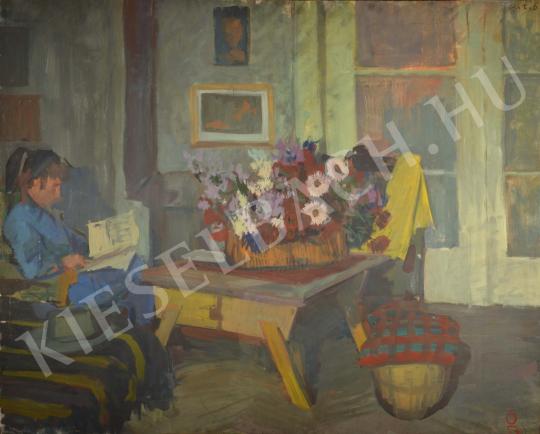 For sale Ősz, Dénes - Flowers in the Studio 's painting