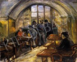 Bárónő Schossberger, Klára - Scene of the café 