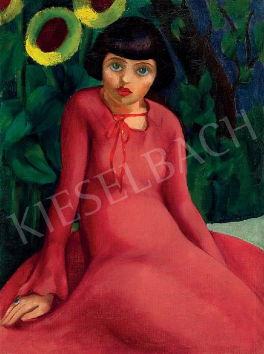 Unknown painter - Girl in a Red Dress | 44th Auction auction / 57 Lot