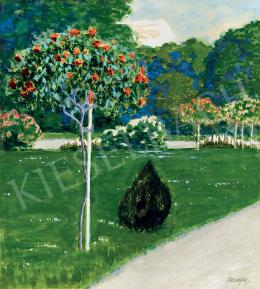 Balla, Béla - Rose-Trees in the Park, 1910s 