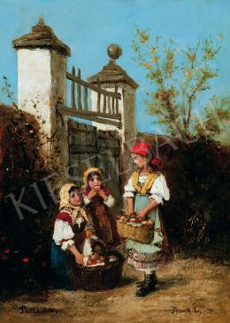 Bruck, Lajos - Girls in the Garden 