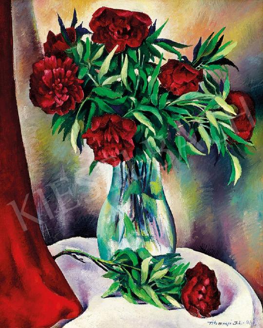 Tihanyi, János Lajos - Peonies, 1931 | 44th Auction auction / 106 Lot