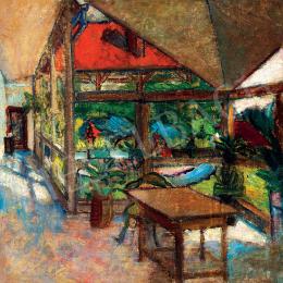 Huzella Pál - Nyári fények a verandán 