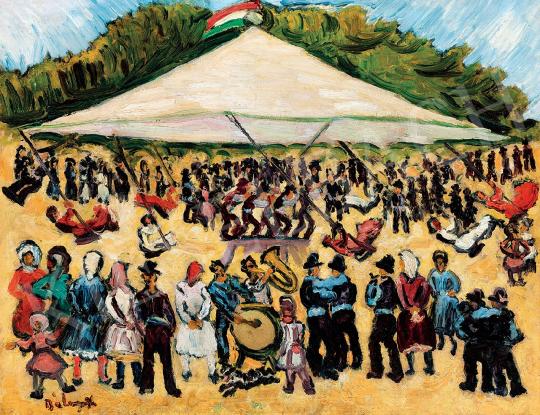  Bálint, Rezső - Merriment in the Village | 44th Auction auction / 147 Lot