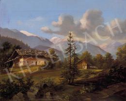 Feilhammer, Franz Anton - Among mountains, 1866 