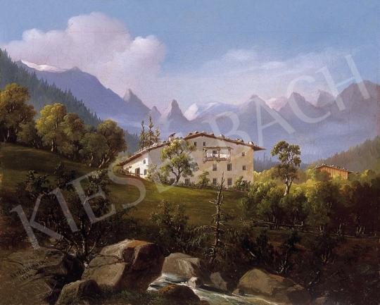 Feilhammer, Franz Anton - Alpesi táj | 10. Auction aukció / 155 tétel