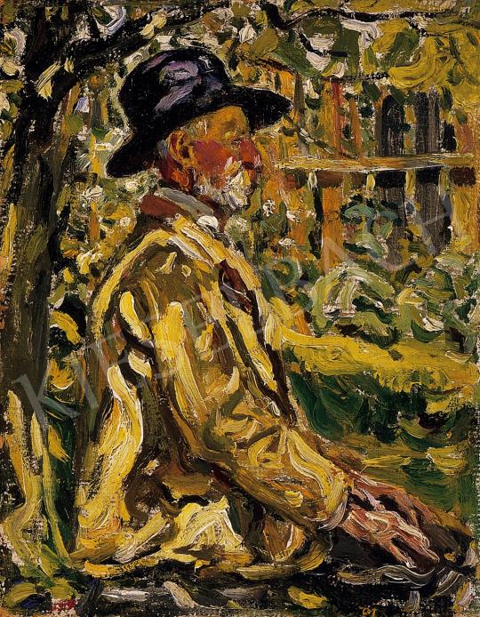  Perlmutter Izsák - Kalapos férfi | 10. Auction aukció / 176 tétel