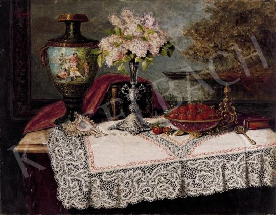 Osnaghi, Josefine - Egy tál eper | 10. Auction aukció / 178 tétel