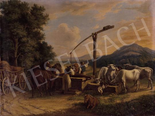 Klette, Károly - Watering | 10th Auction auction / 180 Lot